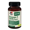 Abbildung der Produktverpackung Doppelherz pure Omega-3 1075 vegan Frontansicht